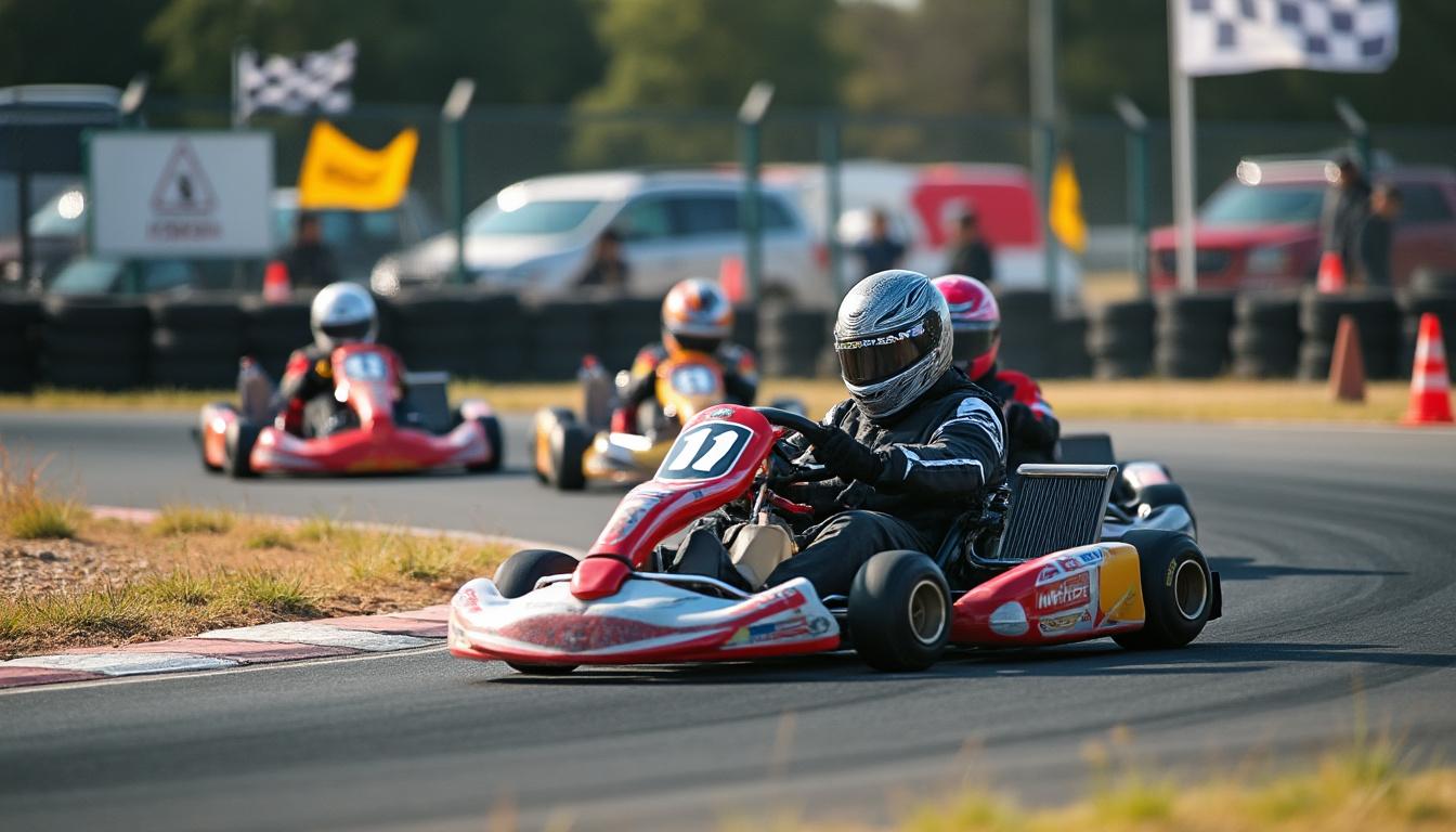découvrez le programme type d'un stage de karting d'une semaine et les objectifs de progression à se fixer pour améliorer vos compétences et devenir un meilleur pilote.